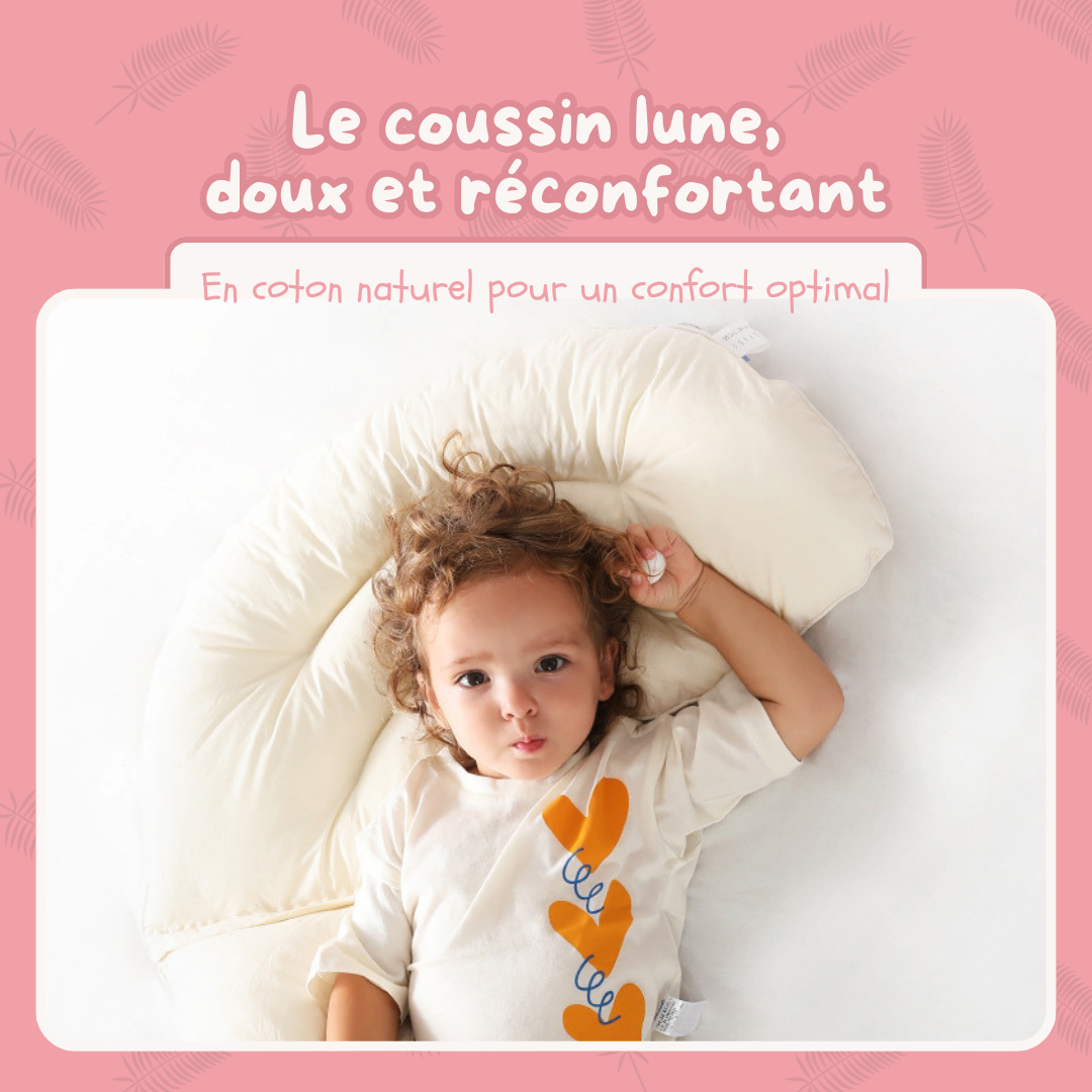 Miloa™ — L'Oreiller Demi-Lune pour Enfants
